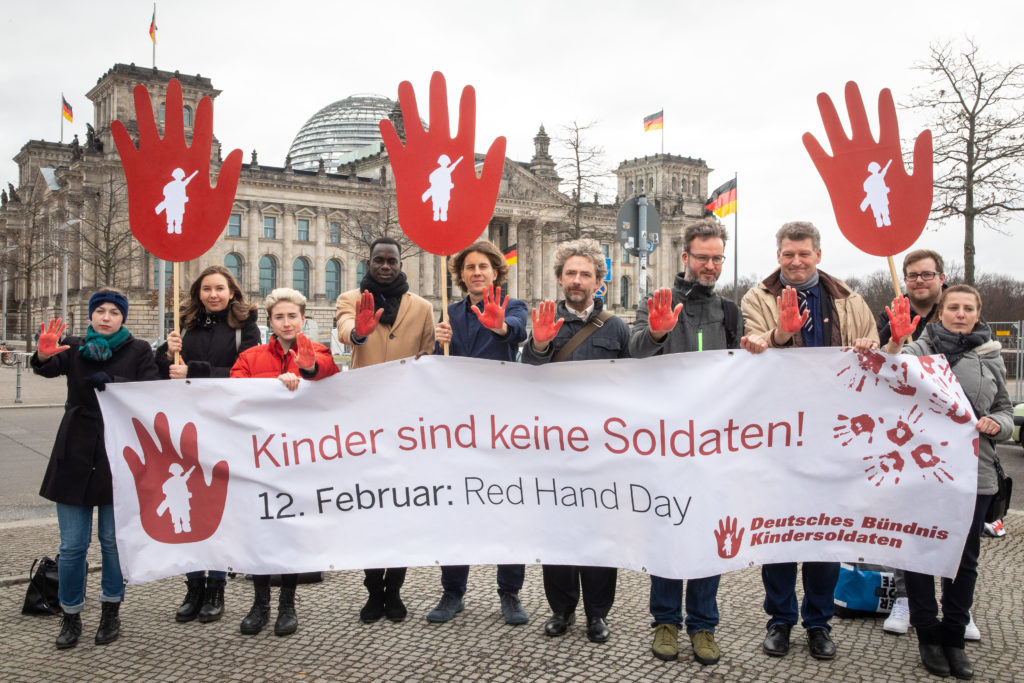 Red Hand Day 2019: Kinder sind Keine Soldaten!