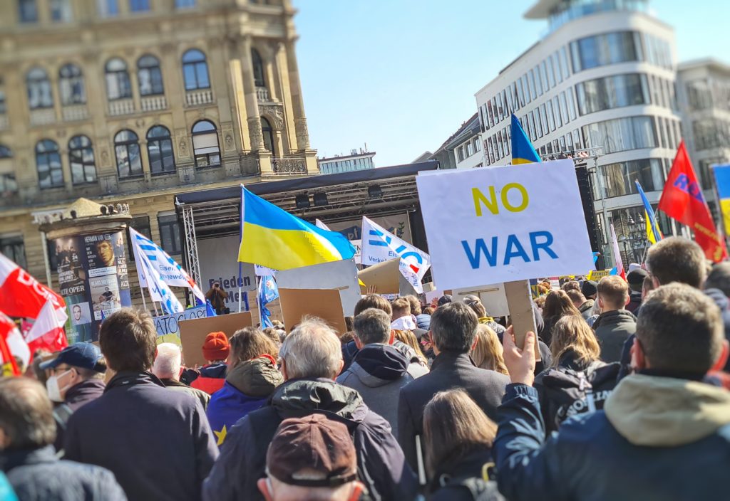Friedensdemo zum Ukraine-Krieg