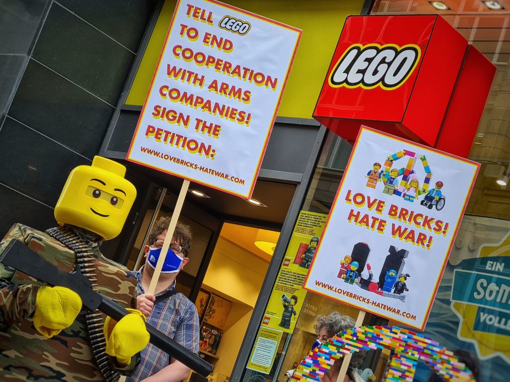 Action against LEGO in Hamburg